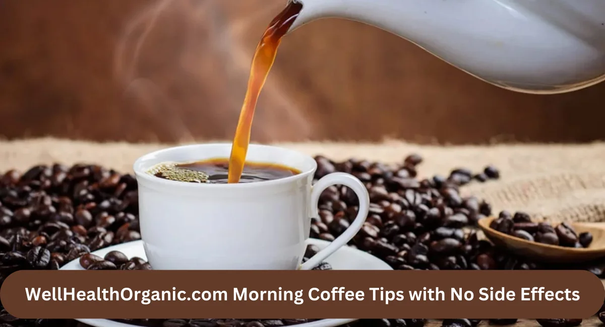 this image shown in WellHealthOrganic.com Morning Coffee Tips with No Side Effects