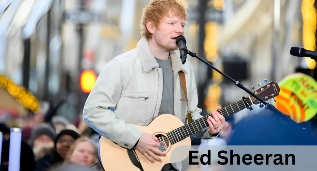 this image shown in Ed Sheeran.