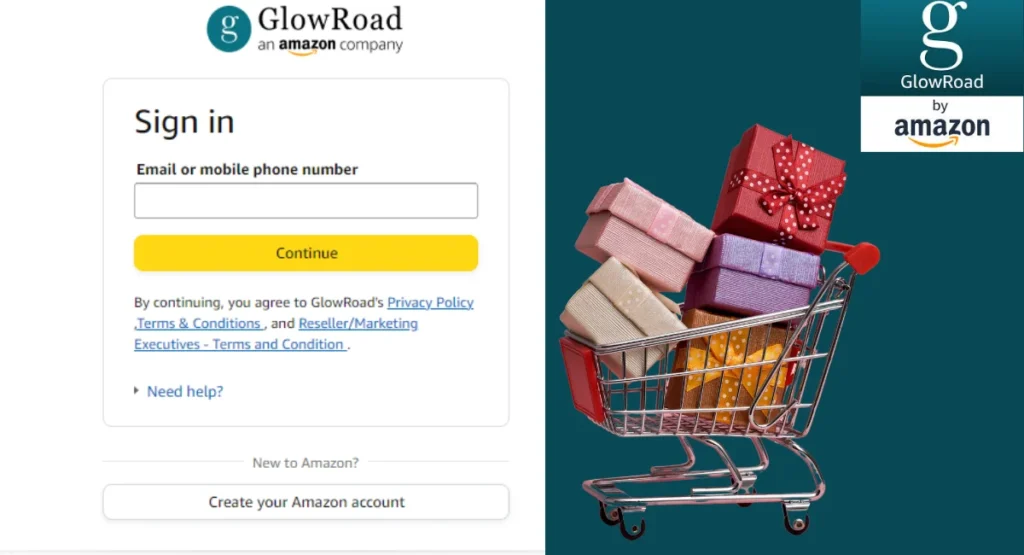 this image shown in Getting Started with GlowRoad Seller Login